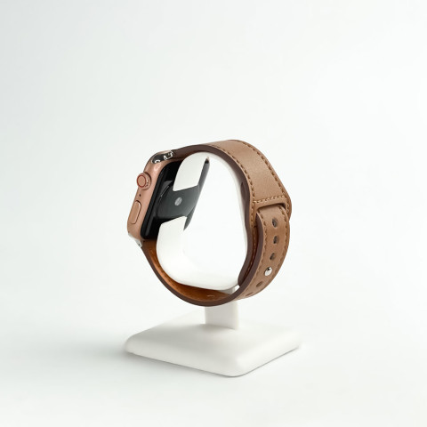 Кожаный ремешок Leather Rivet Clasp для Apple Watch 38/40/41mm Light brown Кожаный ремешок Leather Rivet Clasp для Apple Watch 38/40/41mm Light brown